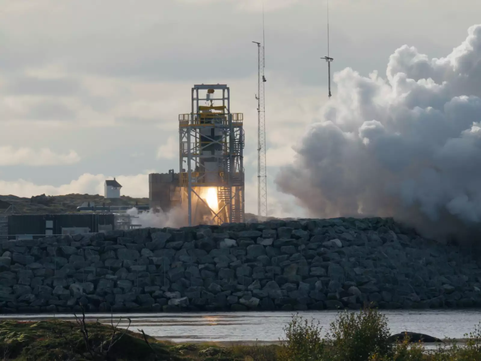 LOW RES Stage 2 Hot Fire Location Andoya Spaceport c Isar Aerospace